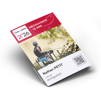 Carte DÉCOUVERTE -12ans