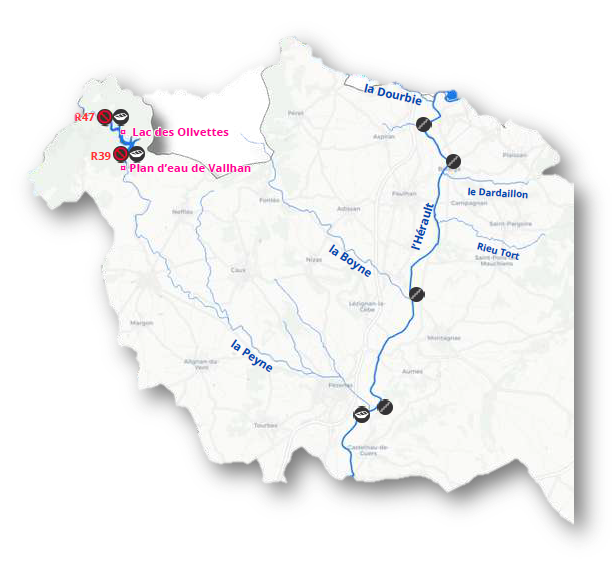 Réserve de pêche Lac des Olivettes